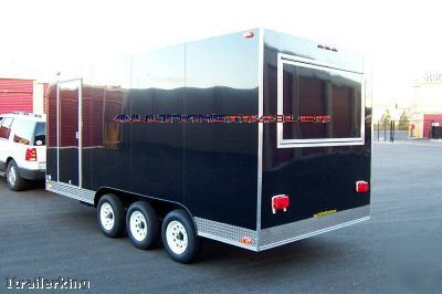 New enclosed event vendor catering concession trailer