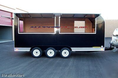 New enclosed event vendor catering concession trailer