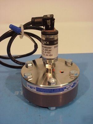 Noshok series 200 transducer w/ 10L diaphragm