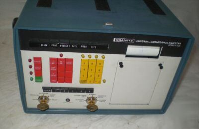 Dranetz 626 universal disturbance analyzer w/ manual