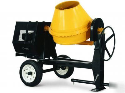 New 6 cf concrete cement mixer subaru robin 9HP engine 