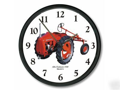 Restored 1949 allis chalmers model g tractor clock 