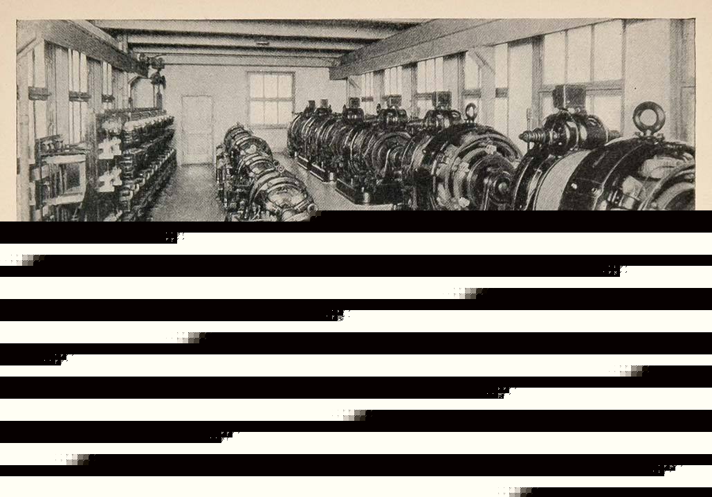 1928 print otis elevator overhead machinery cable motor