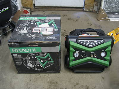 Hitachi twin stack 4 gallon air compressor EC119SA 