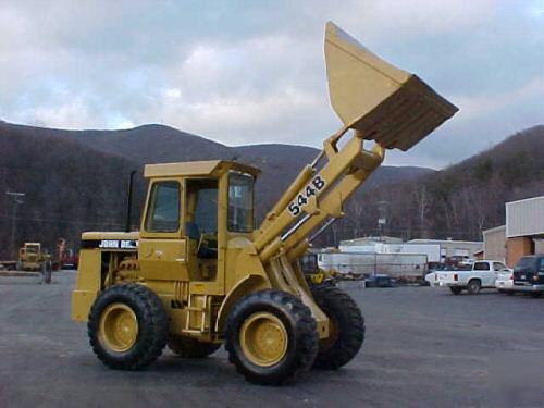 John deere 544B rubber tire front end wheel loader 