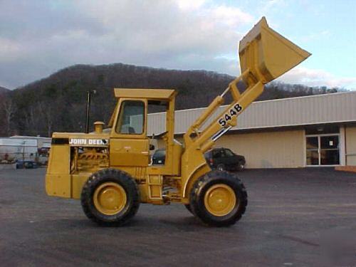 John deere 544B rubber tire front end wheel loader 