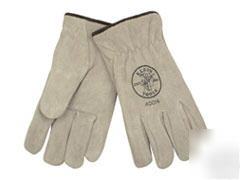 Klein tools lined cowhide drivers gloves #40015