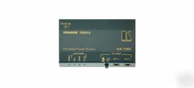 Kramer electronics va-100 portable rechargeable power