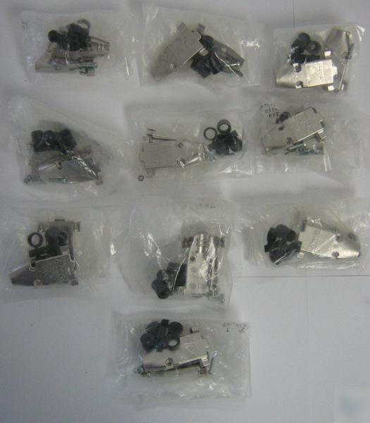 New lot of 10 tyco amp 748676-1 back shell kits