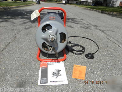 Ridgid kollmann drain pipe cleaning machine sewer snake