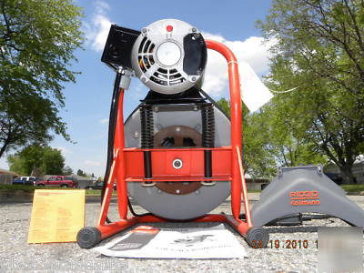 Ridgid kollmann drain pipe cleaning machine sewer snake