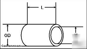 Aluminum spacers 100 pieces 3/8 od x #12 hole x 1