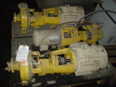 Chisterton pump w/ ge energy saver motors 