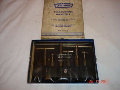 Craftsman telescoping gage set