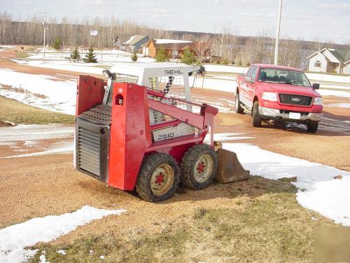 Gehl 3510 skid steer loader skidsteer skidloader ford 4