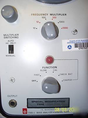 General radio 1568-a wave form analyzer military grade?