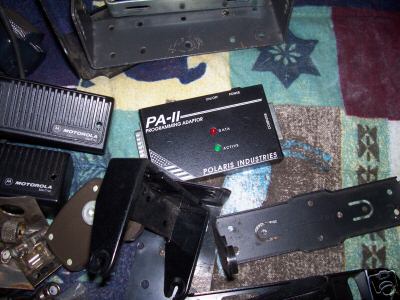Motorola rib kenwood polaris box lot mic vhf radios