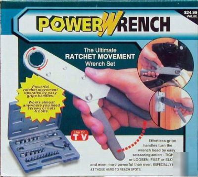 New brand squeeze action wrench 30 piece set w/warranty