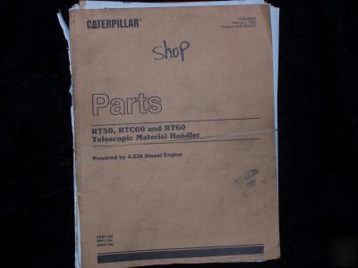 Original caterpillar RT50, RTC60, RT60 parts manual