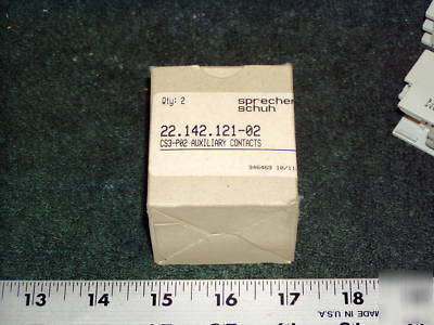 Sprecher & schuh CS3-P02 auxiliary contact, 0A2B 