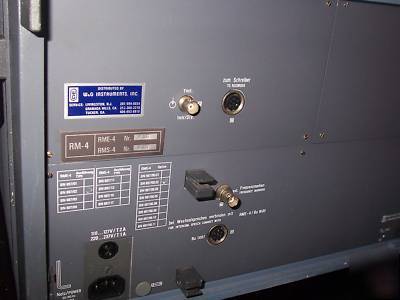 Wandel & goltermann rms-4 rme-4 microwave measurement