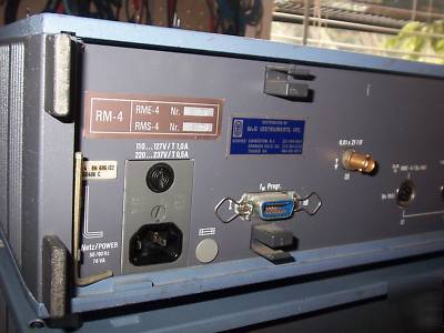 Wandel & goltermann rms-4 rme-4 microwave measurement