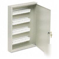Buddy products recycled steel locking key cabinet, h...