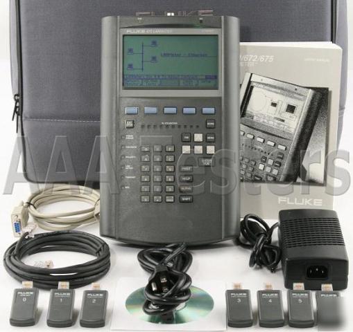 Fluke networks 672 lanmeter CAT5 CAT5E network analyzer