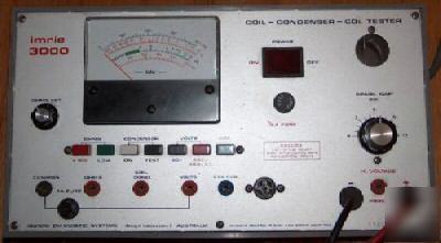 Imrie 3000 ignition analyzer coil/condenser/cdi tester