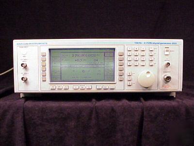 Marconi 2031 signal generator , option 01, 10 khz-2.7G