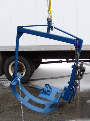 Vestil dct-85 dct-75 hoist mounted drum carrier rotator