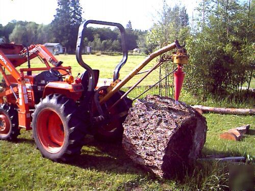 Log splitter, wood stove, tractor pto, skid steer, .