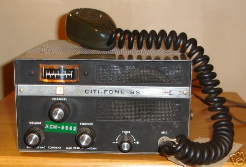 Multi elmac co citi-fone ss scanner 23 channel vintage