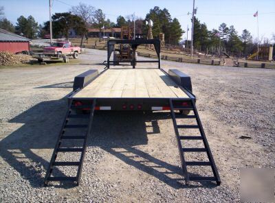 New 2010 24' gooseneck lowboy trailer 