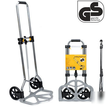 New thinktank folding hand truck supports 110 lbs 