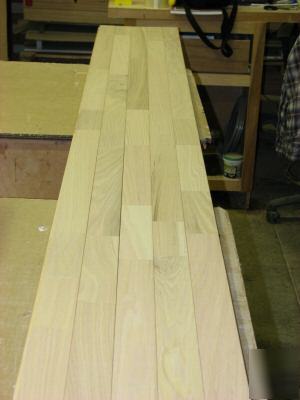 Solid red oak finger jointed flooring t&g all 4 sides