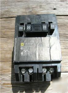 Square d HOMT2020220 tandem 20 amp breaker 2020 switch