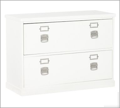 Two Pottery Barn Bedford Lateral File Cabinets 2 Drawer