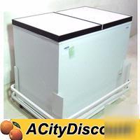 Used fricon ice cream frozen food chest spot freezer