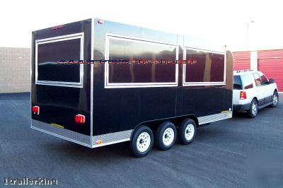 2010 24' enclosed vendor catering concession trailer