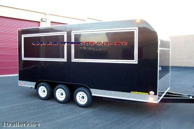 2010 24' enclosed vendor catering concession trailer