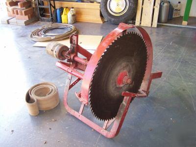 Buzz saw sawmill ? tractor mount or custom