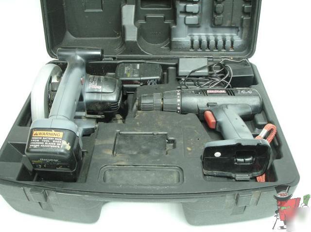 Craftsman 14.4 volt cordless drill & saw combo set