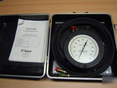 Hyspan venturi flow measurement system - excellent 