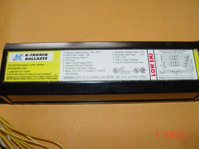 K-tronik KT432/is/120 4 lamp T8 ballast