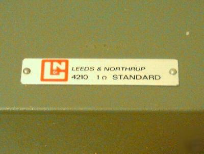 Leeds northrup 4210 standard resistor 1 ohm resistance