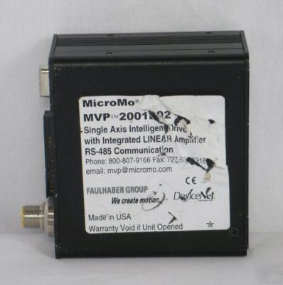 Micromo mvp-2001B02 single axis intelligent drive