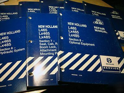 New holland L465 LX465 LX485 skidsteer service manual