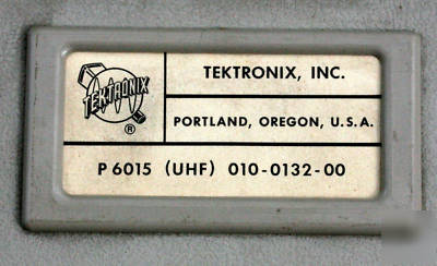 Tektronix tek P6015 high voltage probe X1000, as-is