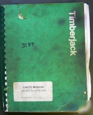 Timberjack 560/660 skidders ops/service/parts manuals